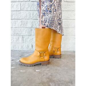 Pedro Garcia Sol Leather Harness Boots Size 39EU